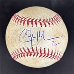 Clayton Kershaw Signed & Game Used OML Baseball :: Pitched by Kershaw on 10-1-2016 SF @ LAD :: Vin Scully’s Final Series (MLB & PSA/ DNA)