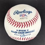 Peyton Manning Single Signed OML Baseball (PSA/DNA)