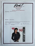 Michael Jackson Signed 1987 Dutch First Pressing of Bad – Vintage In-Person Autograph from 1988 with Full Provenance (Tracks & Epperson/REAL)