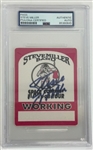 Steve Miller Band "Space Cowboy" 1998 Tour Pass – Signed by Steve Miller (PSA/DNA)