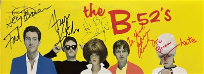 The B-52s Rare FULLY Group Signed Self-Titled Debut Album (Epperson/REAL LOA)