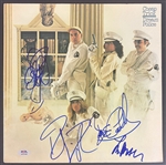 Cheap Trick Group Signed Dream Police Album Cover (4 Sigs)(PSA/DNA)