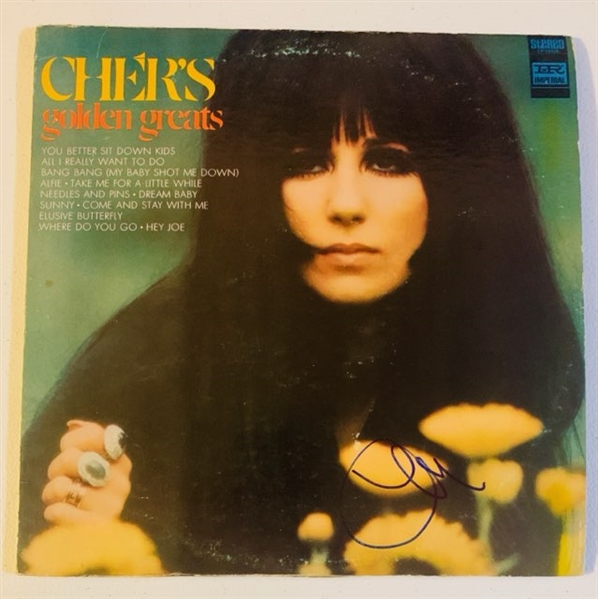Cher Signed "Golden Greats" Album – Iconic Pop Legend (Beckett/BAS) (John Brennan Collection) 