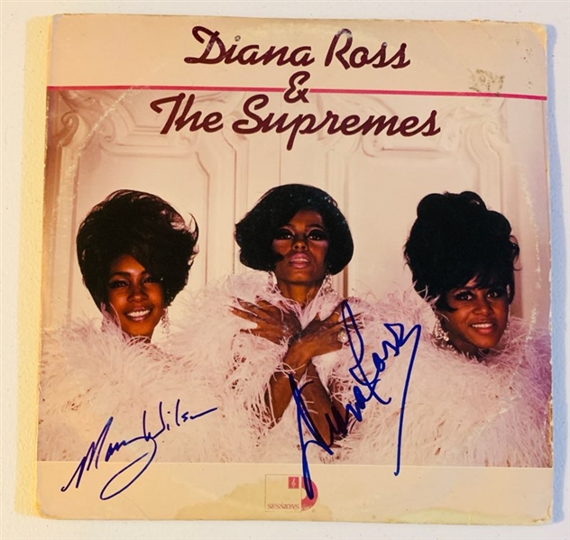 Diana Ross and The Supremes Signed Album – Diana Ross & Mary Wilson (Beckett/BAS) (John Brennan Collection) 