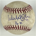 Walker Buehler Game Used & Signed OML Baseball :: Pitched by Buehler 6-21-2019 in Game LAD vs. COL :: Buehler 16K & 1st Complete Game! (MLB Authentication & PSA/DNA)