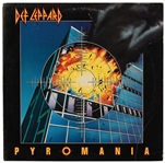 Def Leppard UBER Rare Fully Group Signed Pyromania First Pressing Album with Steve Clark: The Finest Example We've Handled! (Beckett/BAS & Epperson/REAL LOAs)