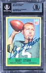 Bart Starr Signed 1967 Philadelphia #82 Trading Card (Beckett/BAS Encapsulated)