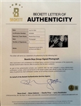 The Beastie Boys RARE In-Person Signed 12 x 18 Photograph with All 3 Members (Beckett/BAS LOA)