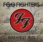 Foo Fighters Band-Signed Greatest Hits Record Album (5 Sigs)(Third Party Guaranteed)