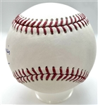 Pope Francis Amazingly Rare Single Signed OML Baseball with Photographic Evidence at Time of Signing! (JSA LOA)
