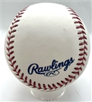Pope Francis Amazingly Rare Single Signed OML Baseball with Photographic Evidence at Time of Signing! (JSA LOA)
