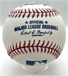 Pope Francis Amazingly Rare Single Signed OML Baseball with Photographic Evidence at Time of Signing! (JSA LOA)