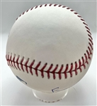 Pope Francis Amazingly Rare Single Signed OML Baseball with Photographic Evidence at Time of Signing! (JSA LOA)