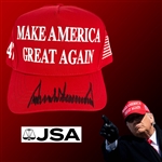 Donald Trump Signed "Make America Great Again" MAGA Hat (JSA LOA)