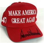 Donald Trump Signed Make America Great Again MAGA Hat (JSA LOA)