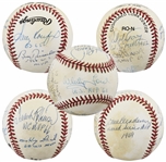 World Series MVPs Multi Signed ONL Baseball with Koufax, Ford, Robinson, etc. (JSA LOA)
