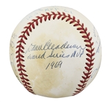World Series MVPs Multi Signed ONL Baseball with Koufax, Ford, Robinson, etc. (JSA LOA)