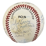 World Series MVPs Multi Signed ONL Baseball with Koufax, Ford, Robinson, etc. (JSA LOA)