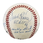 World Series MVPs Multi Signed ONL Baseball with Koufax, Ford, Robinson, etc. (JSA LOA)