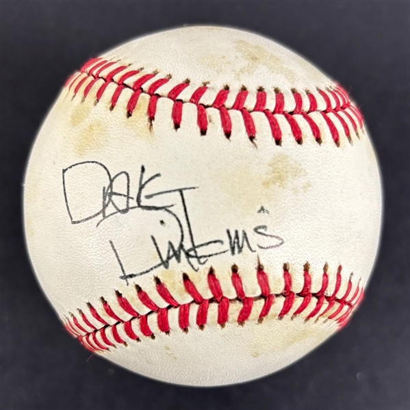 David Dinkins Signed OAL Baseball (JSA)
