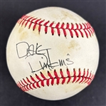 David Dinkins Signed OAL Baseball (JSA)