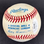 David Dinkins Signed OAL Baseball (JSA)