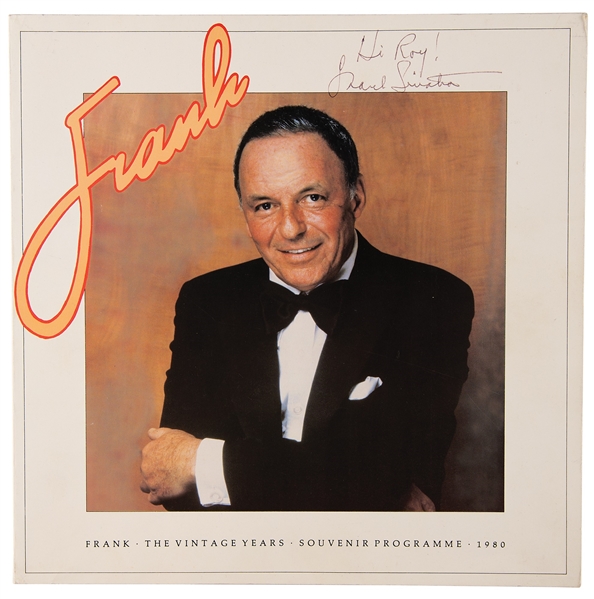 Frank SInatra Signed 1980 Concert Program (Beckett/BAS)