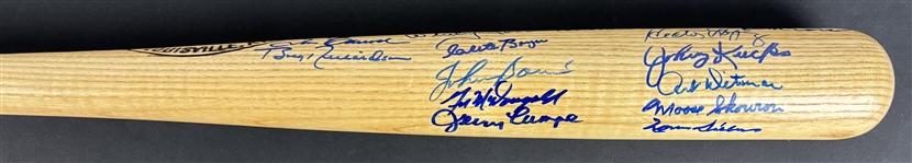 Limited Edition Louisville Slugger Signed by 21 New York Yankees Legends (JSA)