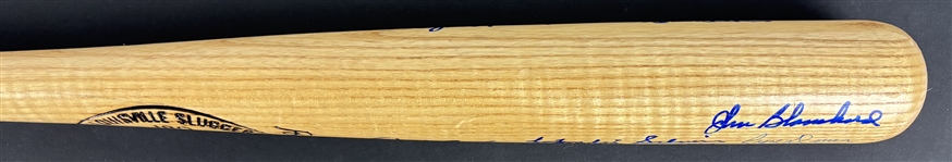 Limited Edition Louisville Slugger Signed by 21 New York Yankees Legends (JSA)