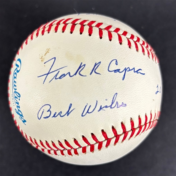 Frank Capra Signed & Inscribed OAL Baseball (JSA)