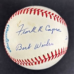 Frank Capra Signed & Inscribed OAL Baseball (JSA)