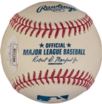 Tony Bennett & John Mathis Lot of Two (2) Signed Baseballs (JSA)