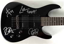Metallica ULTRA RARE Group Signed ESP LTD Kirk Hammett Signature 3/4 Scale Travel Guitar with Video Proof! (Beckett/BAS & Metalligraphs LOAs)