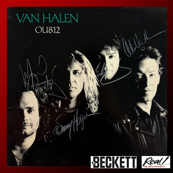 Van Halen Group Signed "OU812" with Desirable In-Era Autographs (Beckett/BAS & Epperson/REAL LOAs)