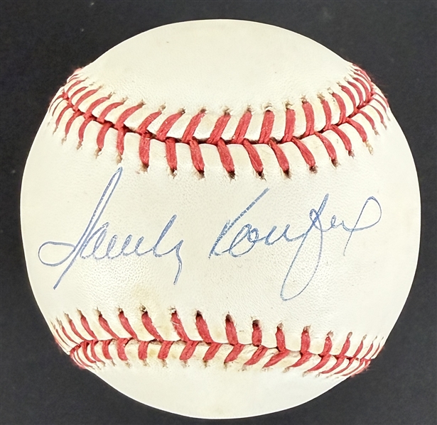Sandy Koufax Single Signed ONL Baseball (PSA/DNA)