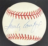 Sandy Koufax Single Signed ONL Baseball (PSA/DNA)