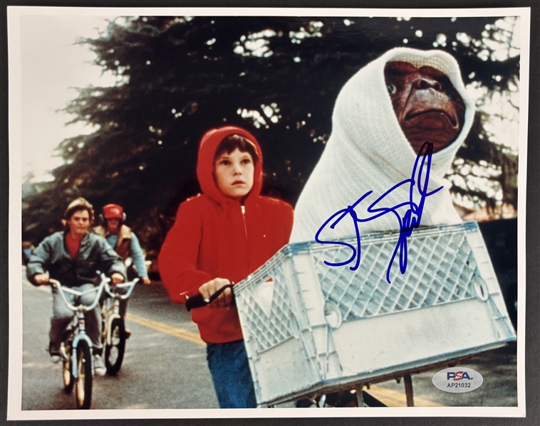 Steven Spielberg Signed 8" x 10" Color Photo from "E.T." (PSA/DNA)