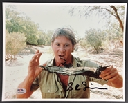 Steve Irwin (Crocodile Hunter) Rare Signed 8" x 10" Color Photo (PSA/DNA)