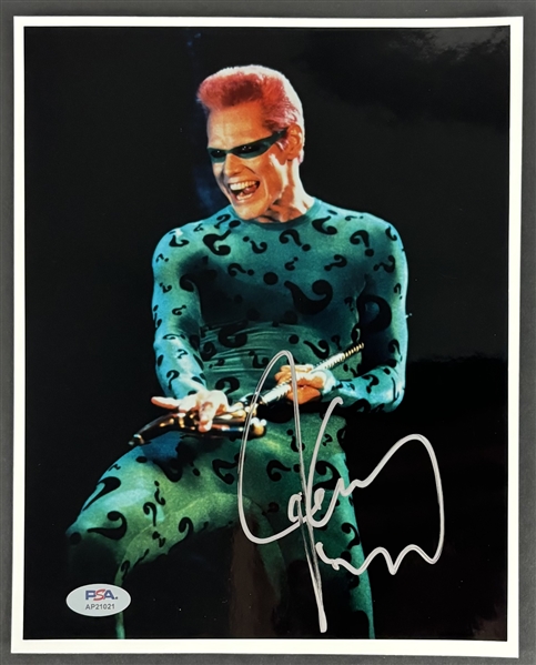 Jim Carrey Signed 8" x 10" Photo as The Riddler from "Batman Forever" (PSA/DNA)