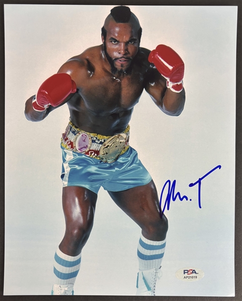 Mr. T Signed 8" x 10" Photo as Clubber Lang from "Rocky III" (PSA/DNA)