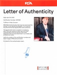 President Donald Trump Signed 8 x 10 Color Photo from The Apprentice (PSA/DNA LOA)