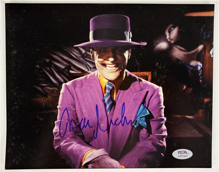 Jack Nicholson Superb Signed 8" x 10" Color Photo as The Joker in "Batman" (1988)(PSA/DNA LOA)