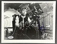 Harrison Ford Signed 8" x 10" B&W Photo as Han Solo from Star Wars (PSA/DNA LOA)