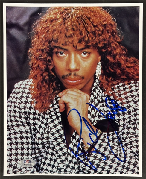 Rick James Signed 8" x 10" Color Photo (PSA/DNA)