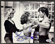 Dirty Dancing: Patrick Swayze & Jennifer Grey Signed 8 x 10 B&W Photo (PSA/DNA)