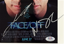 Face/Off: John Travolta & Nicolas Cage Dual Signed 8 x 10 Color Photo (PSA/DNA)