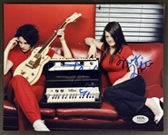 The White Stripes: Jack White & Meg White Dual Signed 8 x 10 Color Photo (PSA/DNA)