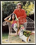 Cher Terrific Signed 8 x 10 Color Photograph with Sonny Bono (PSA/DNA)