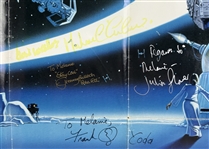 Star Wars: The Empire Strikes Back Cast Signed 27 x 40 Poster with Hamill, Oz, Revill, Lawson, etc. (Beckett/BAS LOA)