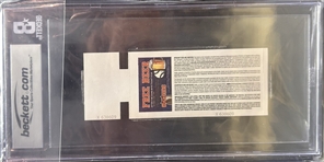 Paul Skenes Signed Single-A Debut Ticket (MiLB/Pro Debut) from August 15, 2023 - Skenes 2Ks (Beckett/BAS Encapsulated)
